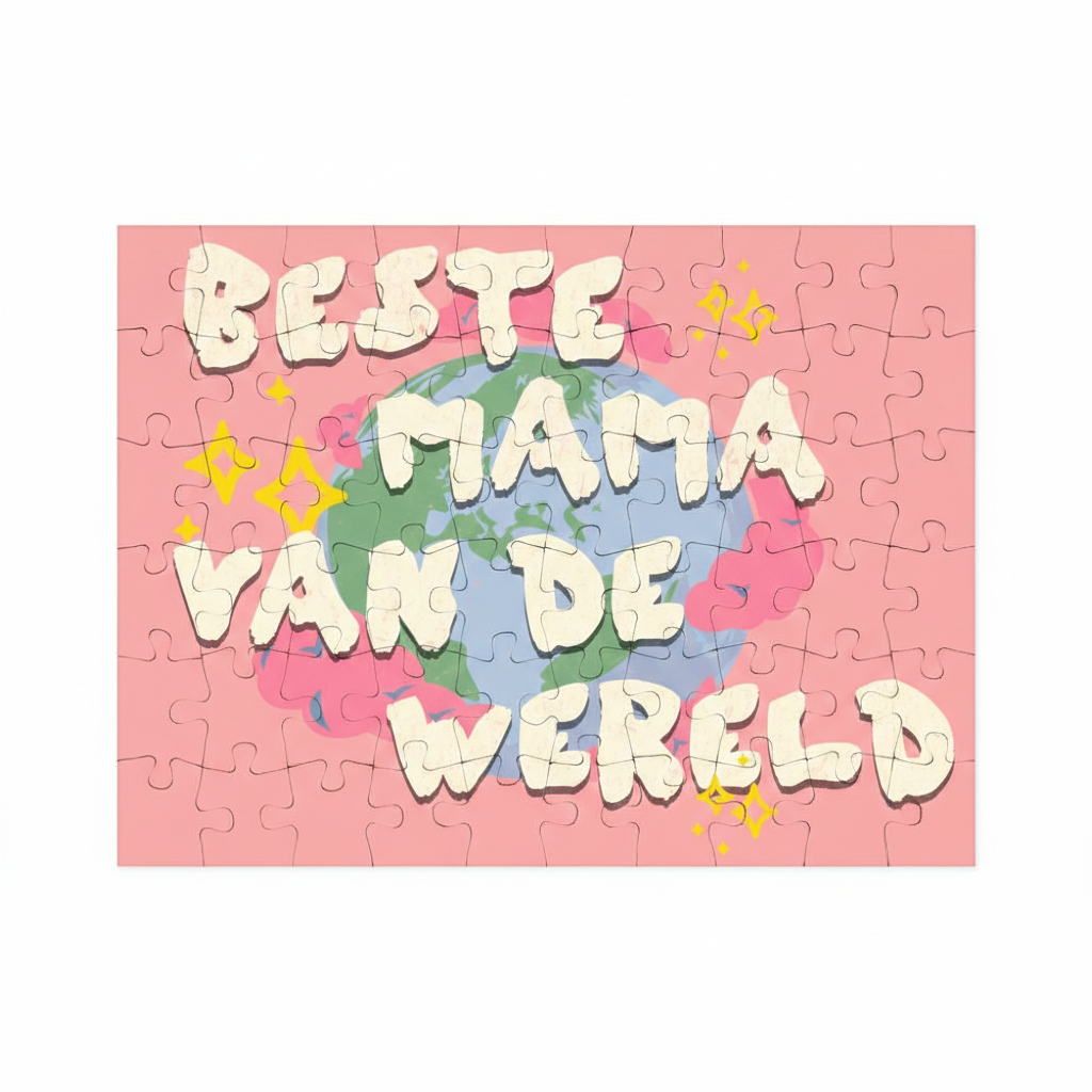 Moederdag Puzzel Cadeau Beste Mama Van De Wereld