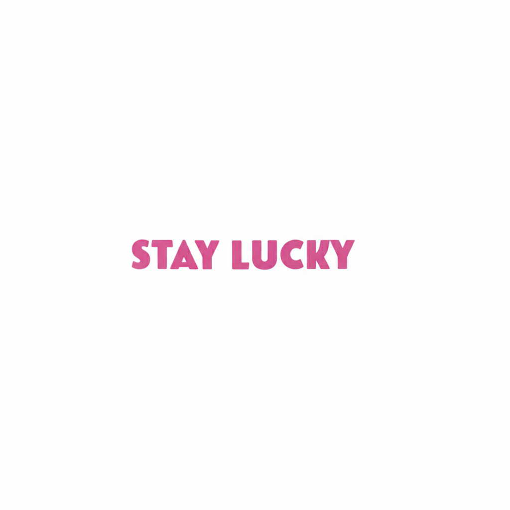 Stay Lucky Roze Cadeau