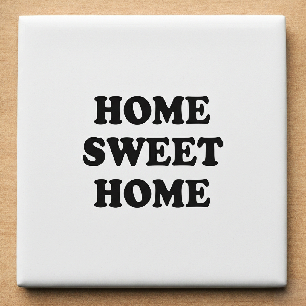 Tegeltje Cadeau Home Sweet Home