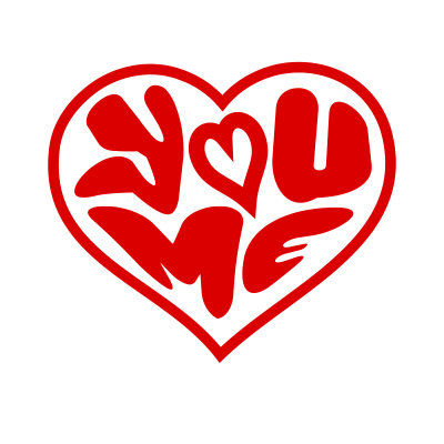 Valentijn Mok You Me Outline