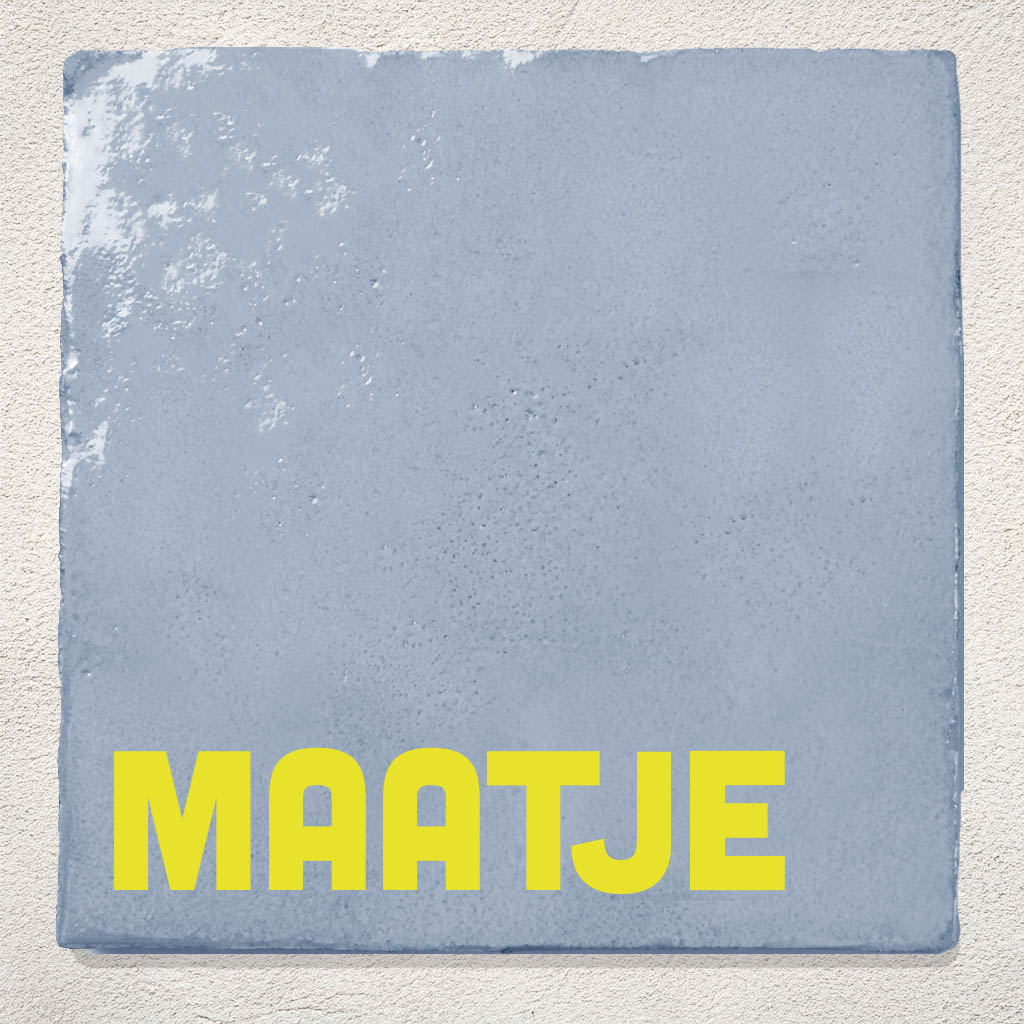 Blauw Tegeltje Maatje