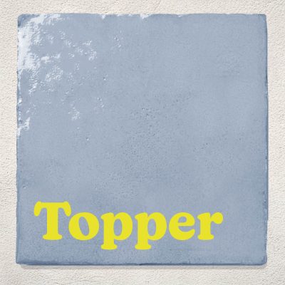 Blauwe Tegel Topper