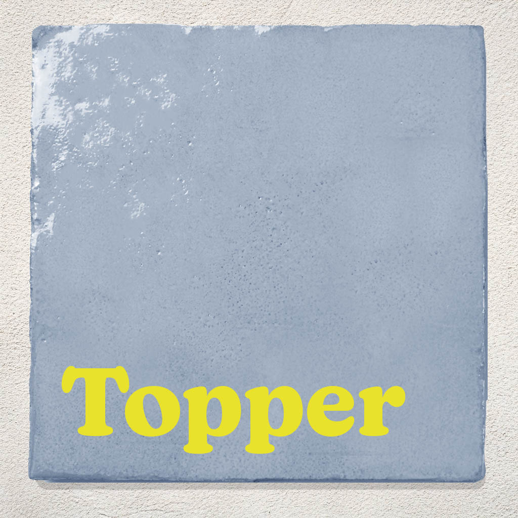 Blauwe Tegel Topper