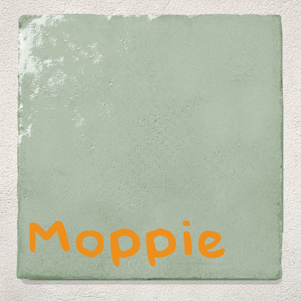 Groen Tegeltje Moppie