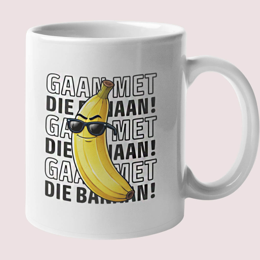 Mok Afscheidscadeau Gaan Met Die Banaan