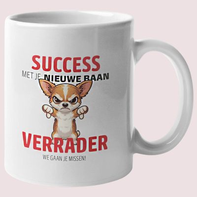 Mok Afscheidscadeau Succes Met Je Nieuwe Baan, Verrader