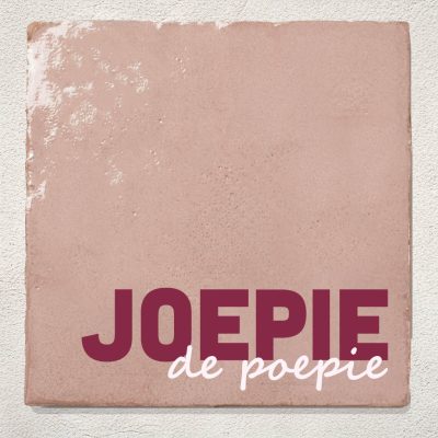 Roze Tegel Joepie De Poepie