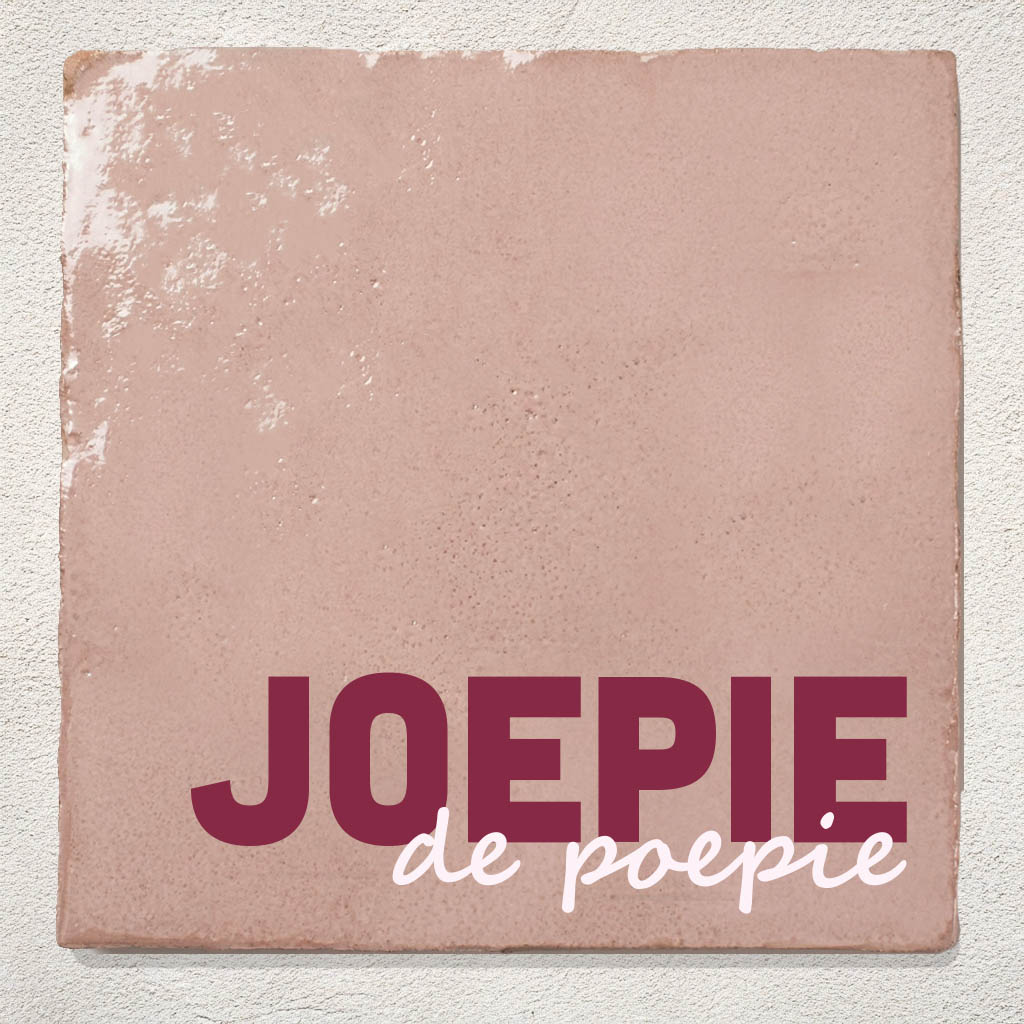 Roze Tegel Joepie De Poepie