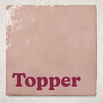 Roze Tegel Topper