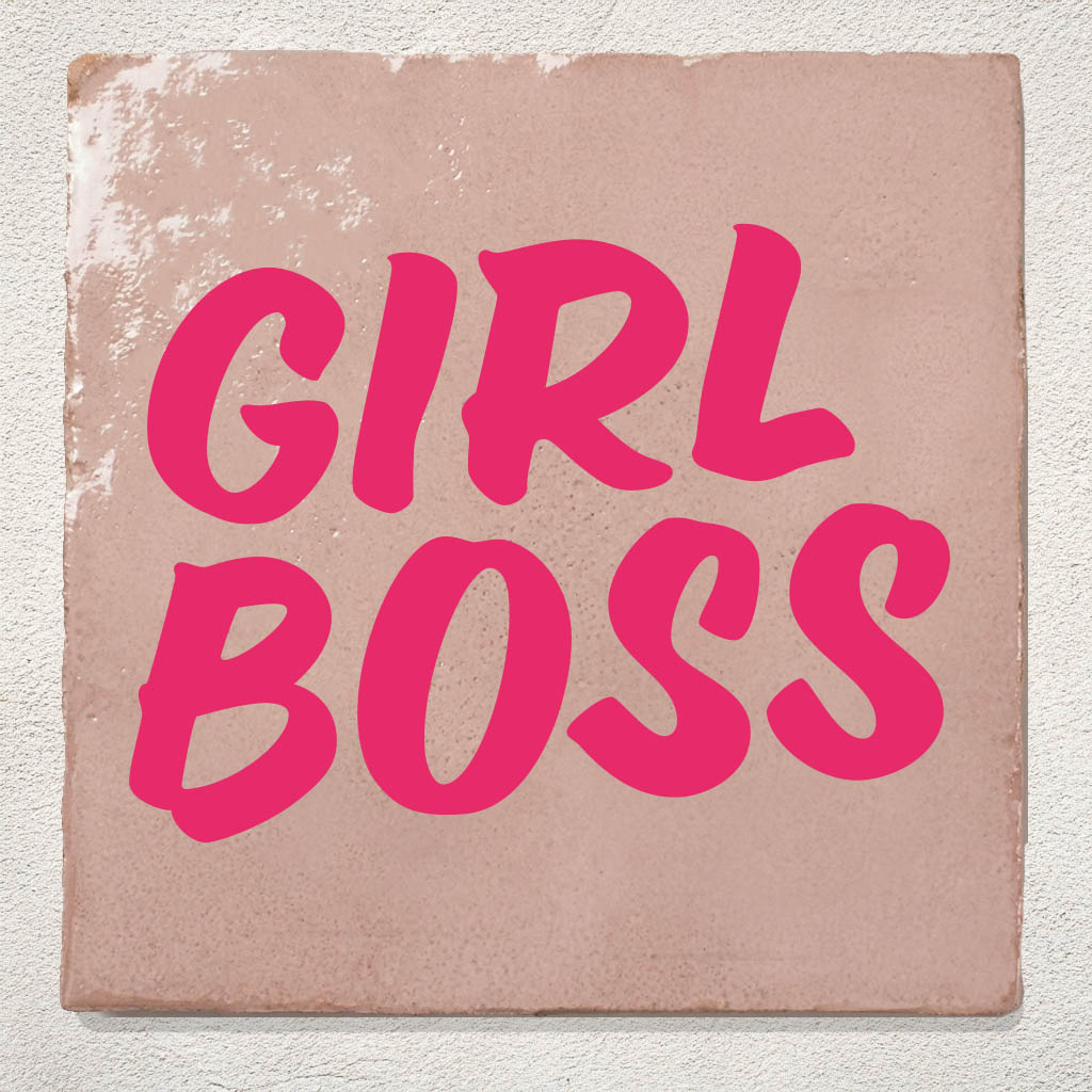 Tegeltje Girl boss