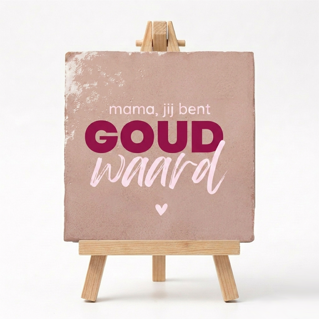 Tegeltje Moederdag Mama jij bent goud waard