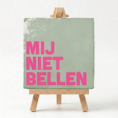 Voorbeeld Mij niet bellen