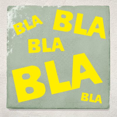 Tegel Groen Bla bla bla