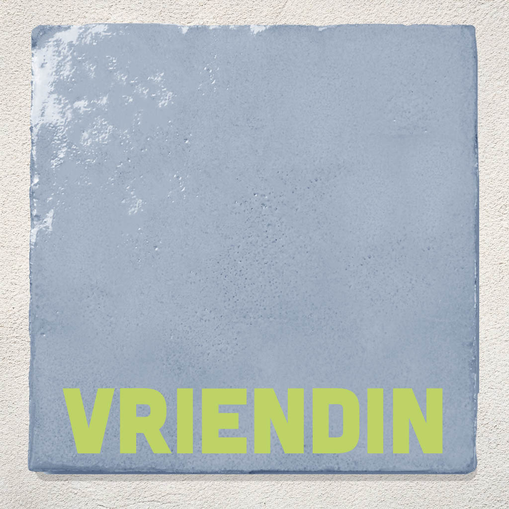 Tegeltje Blauw Vriendin