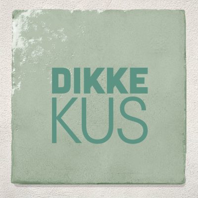 Tegeltje Groen Dikke kus