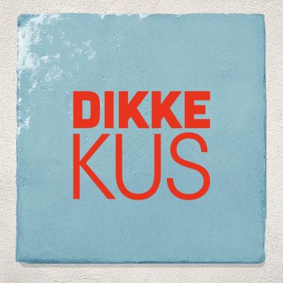 Tegeltje Lichtblauw Dikke kus