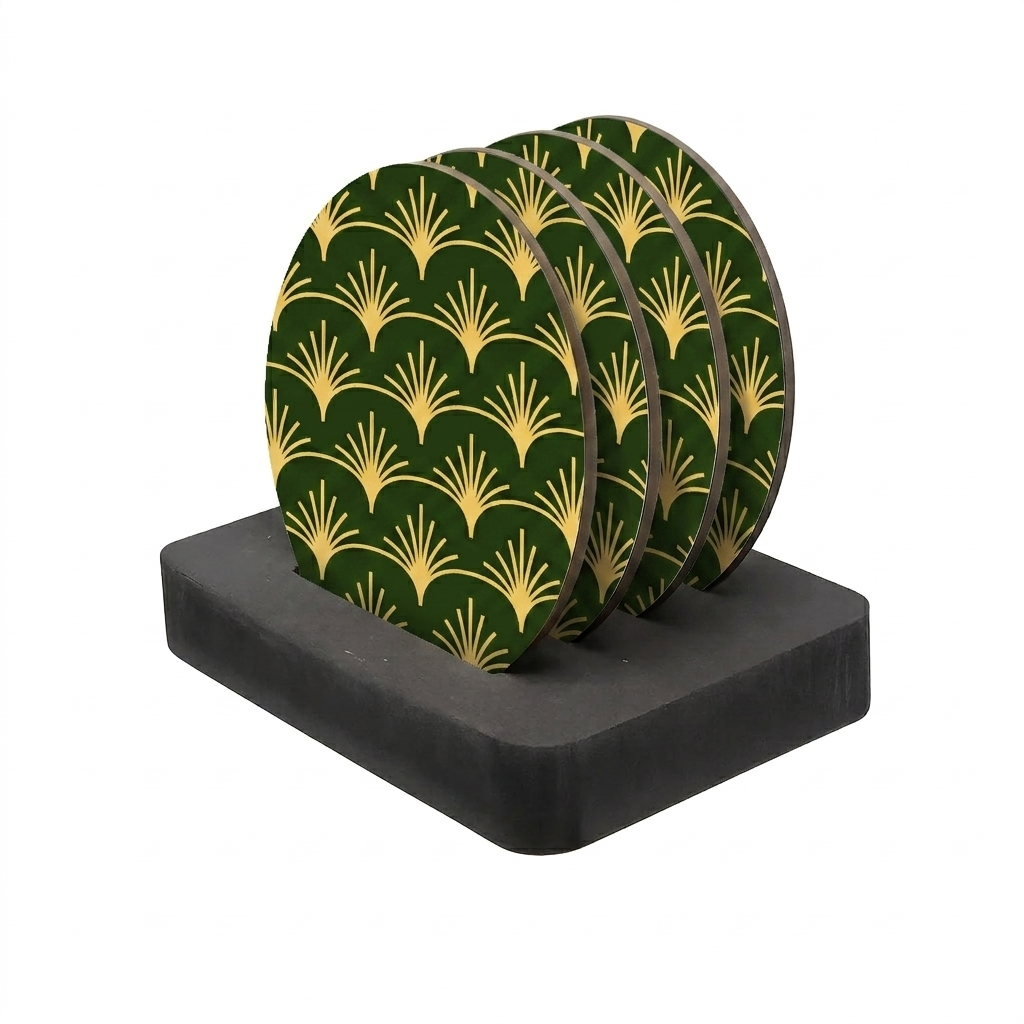 MDF Onderzetters Art Deco