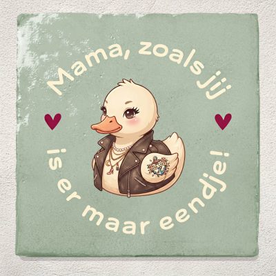 Tegeltje Groen Eendje