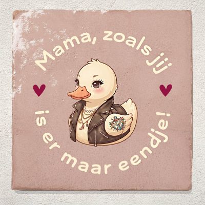 Tegeltje Roze Eendje