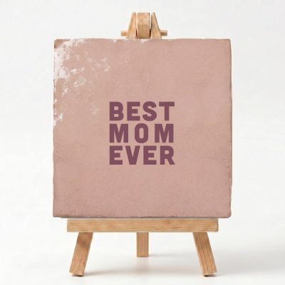 Tegeltje Cadeau Best mom ever