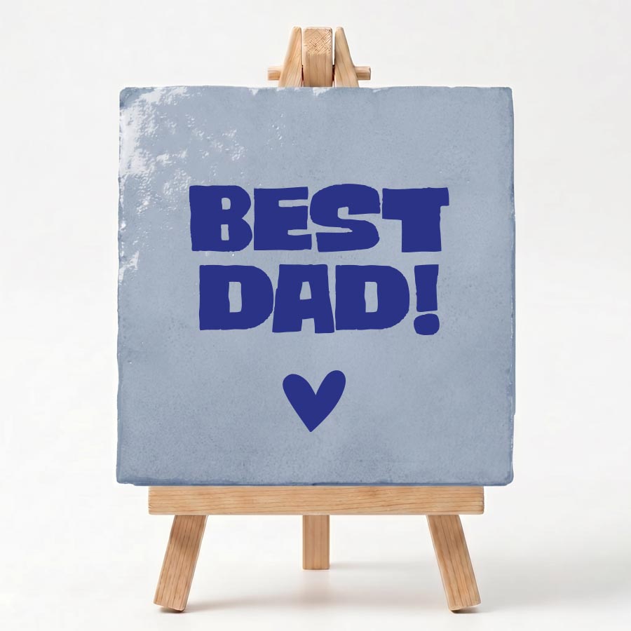 Tegeltje Cadeau Best dad!