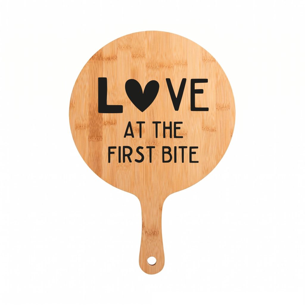Borrelplank Cadeau Love At The First Bite