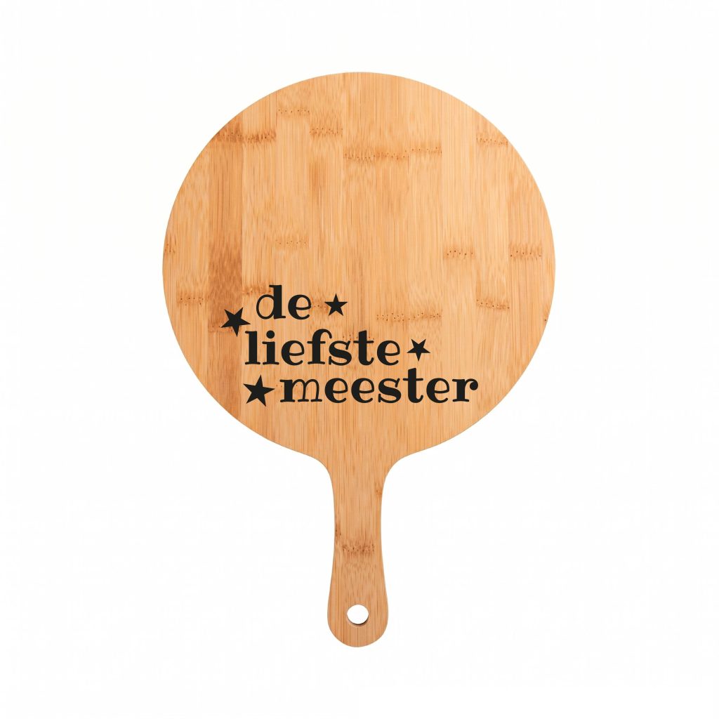 Borrelplank Cadeau De Liefste Meester