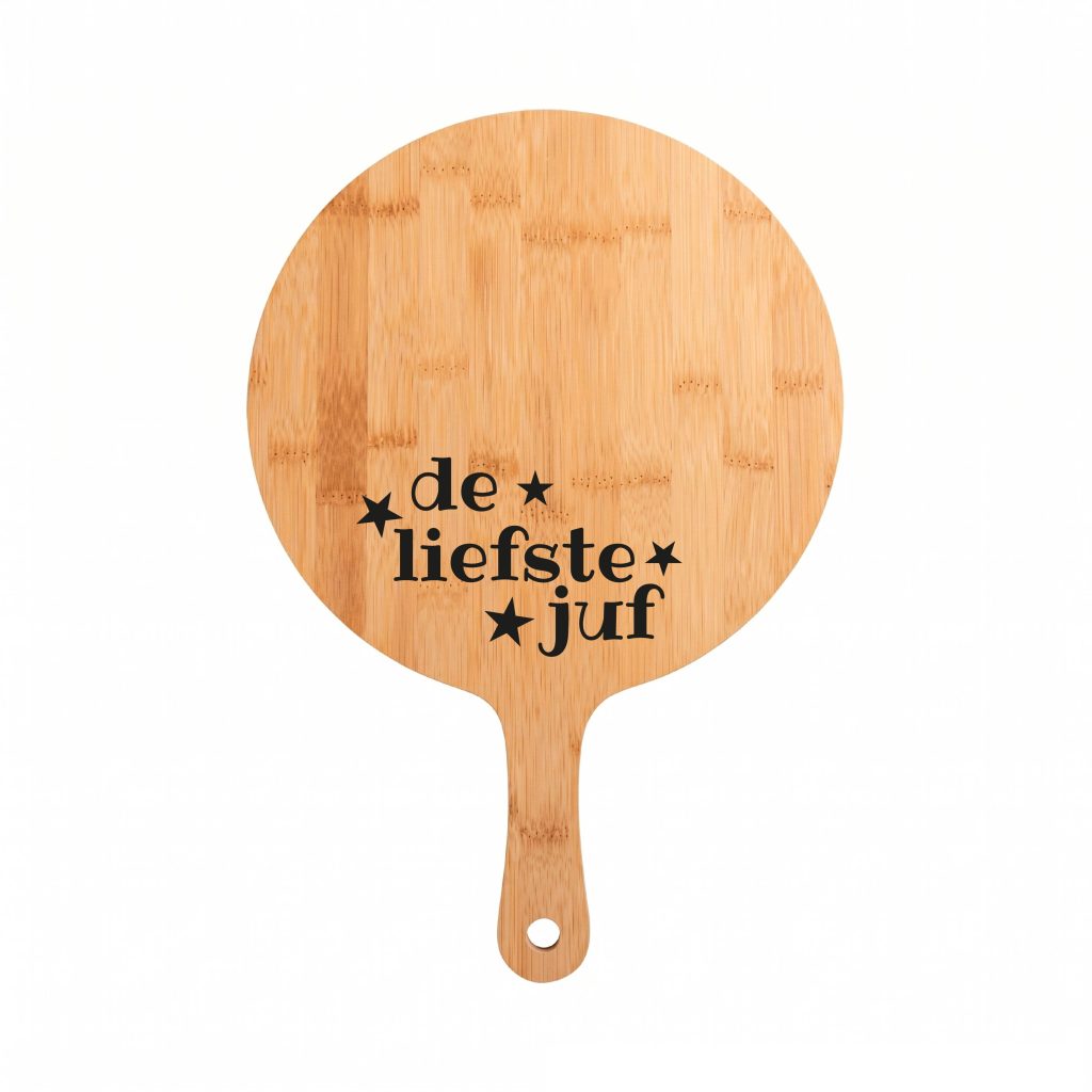 Borrelplank Cadeau De Liefste Juf
