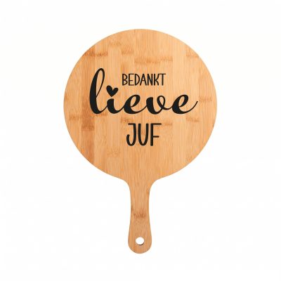 Borrelplank Cadeau Bedankt Lieve Juf