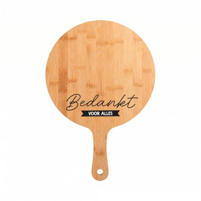 Borrelplank Cadeau Bedankt Voor Alles!