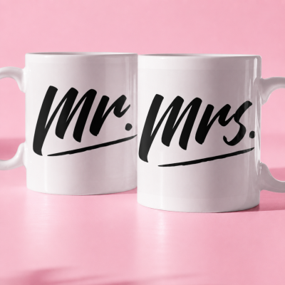 Koffiemokken Set Cadeau Mr Mrs Classic