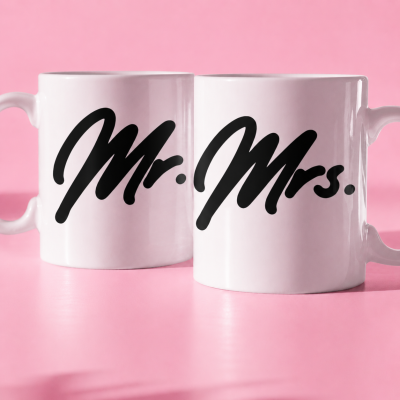 Koppel Mokken Set Cadeau Set Mr & Mrs