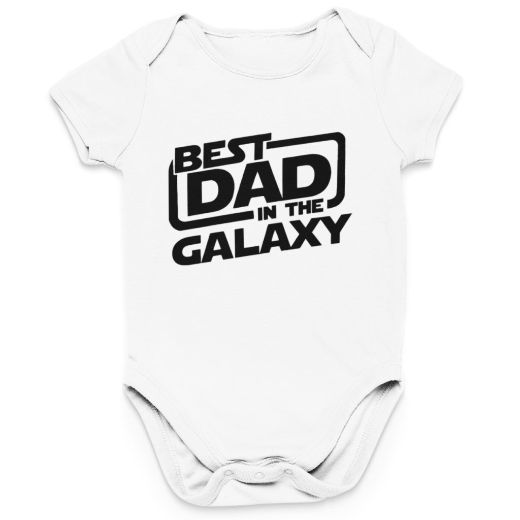 Vaderdag Romper Kraamcadeau Best Dad In The Galaxy 2