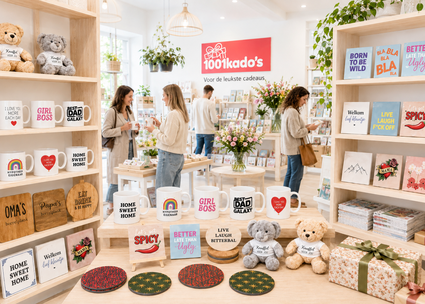 Cadeaus in winkel