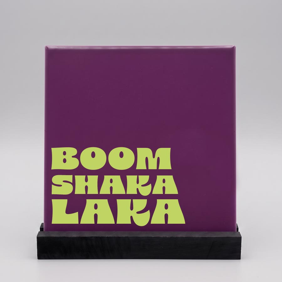 Tegel Paars Cadeau Boom Shaka Laka
