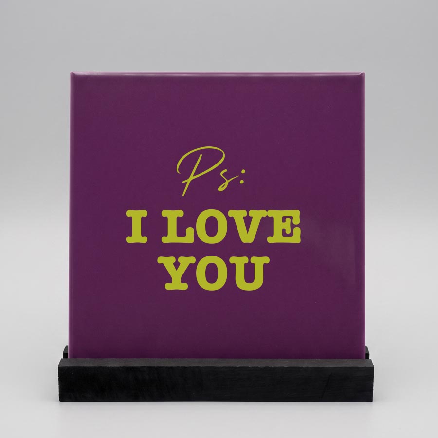 Tegeltje Cadeau Ps I Love You